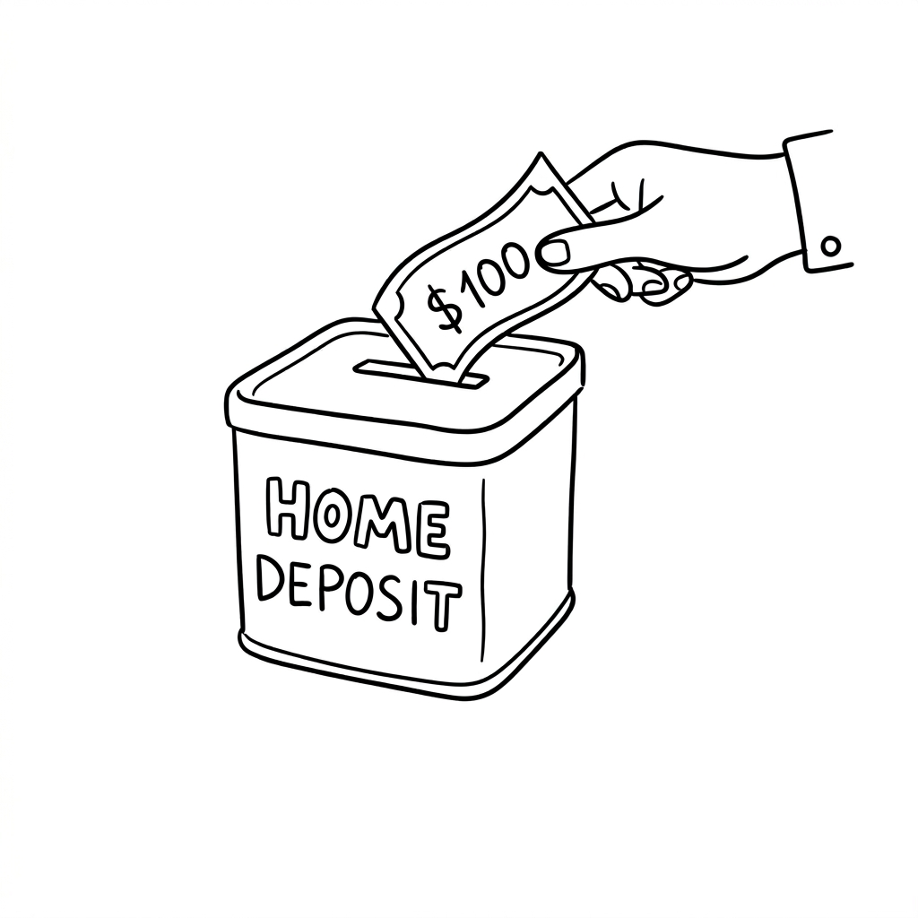 Diagram illustrating Deposit