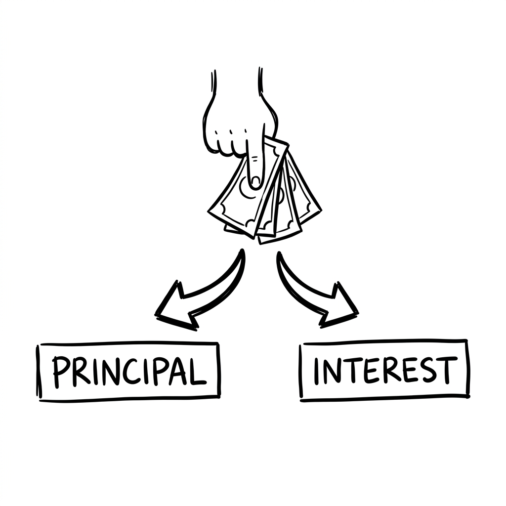 Diagram illustrating Principal & Interest (P&I)